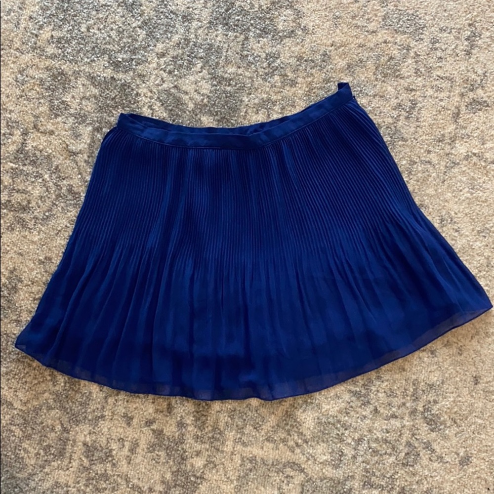 Royal blue mini skirt. Size small